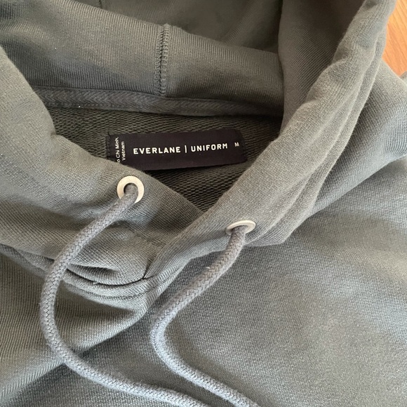 Men’s Everlane French Terry Hoodie in Slate Medium - Picture 6 of 7